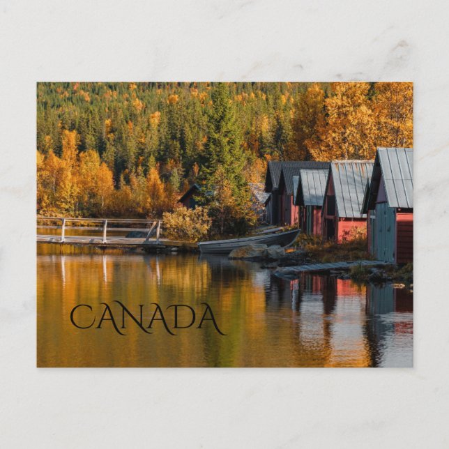 Carte Postale Canada. Automne.  (Devant)