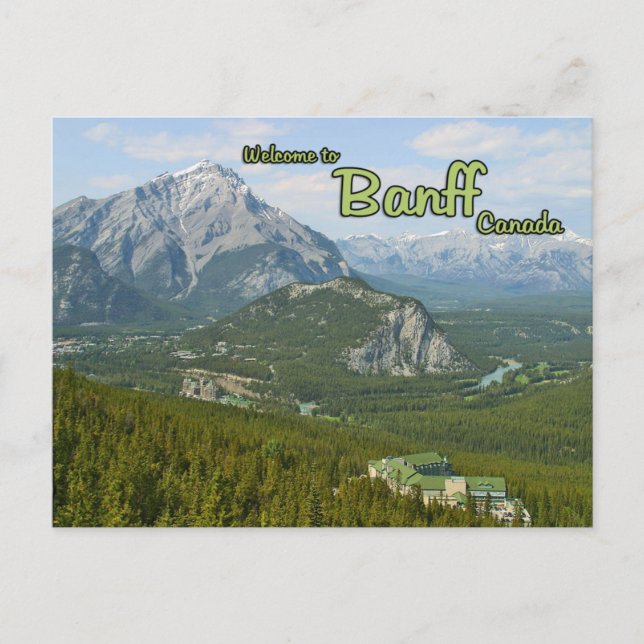 Carte Postale Canada Banff (Devant)