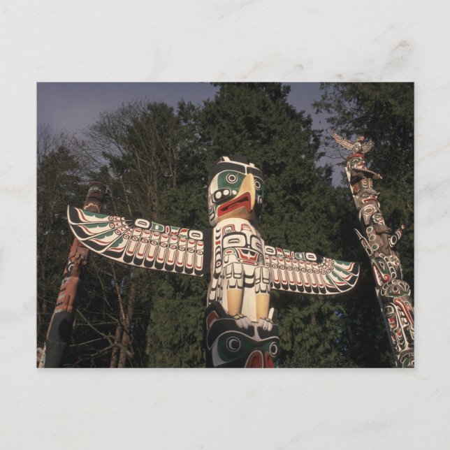 Carte Postale Canada, Colombie-Britannique, Vancouver. natif (Devant)