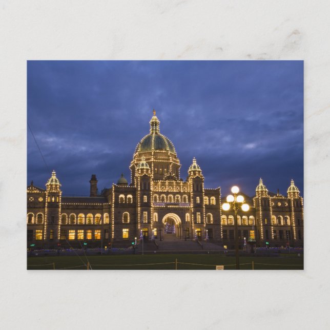 Carte Postale CANADA, Colombie-Britannique, Victoria. Soir, (Devant)
