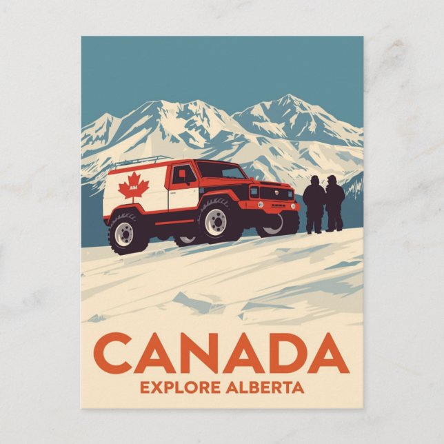 Carte Postale Canada Découvrez l'aventure tout-terrain en Albert (Devant)