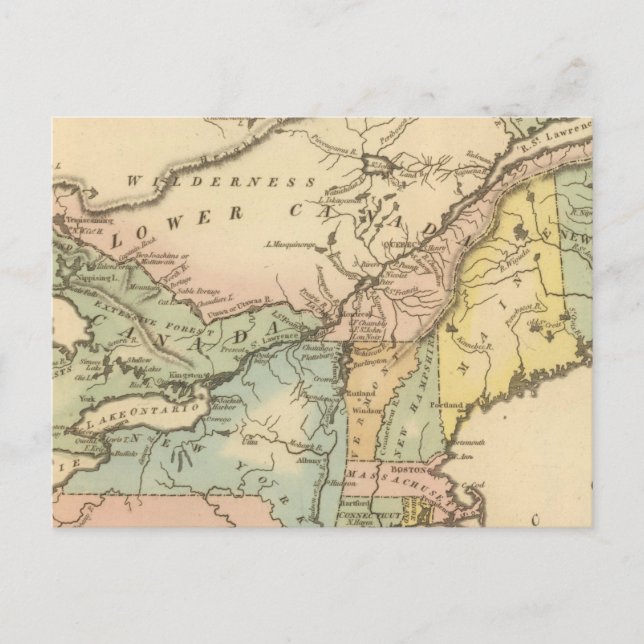 Carte Postale Canada et (Devant)
