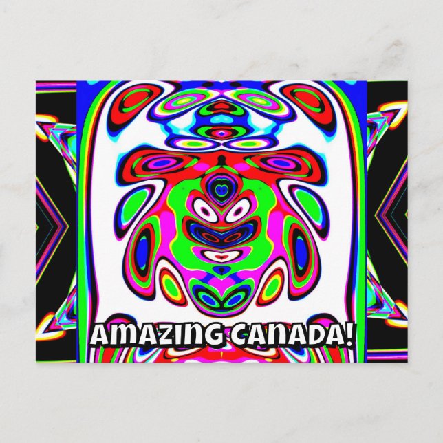 Carte Postale Canada Incroyable ! (vous pouvez changer les mots) (Devant)