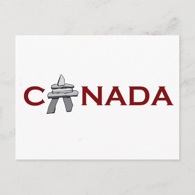 Carte Postale Canada Inuksuk (Devant)