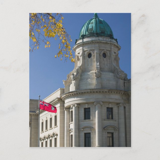 Carte Postale CANADA, Manitoba, Winnipeg : Le palais de justice, (Devant)