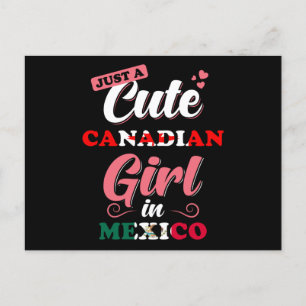 Carte Postale Canada Mexique Don de fille dire