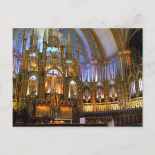 Carte Postale Canada, Québec, Montréal. Intérieur de Notre