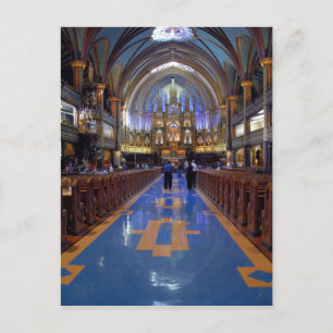 Carte Postale Canada, Québec, Montréal. Intérieur de Notre 3