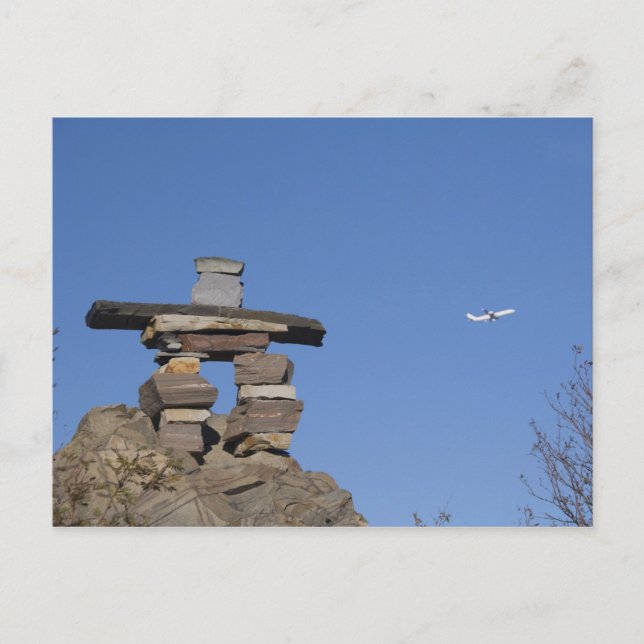 Carte Postale Canada, Terre-Neuve, St. John's. Inukshuk (pour (Devant)