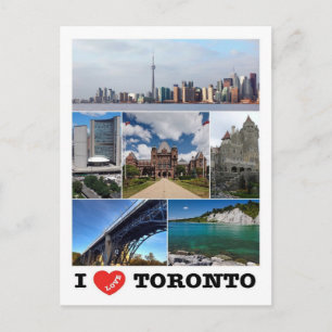 Carte Postale Canada - Toronto - I Love -