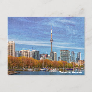 Carte Postale Canada, Toronto Skyline, Tour CN
