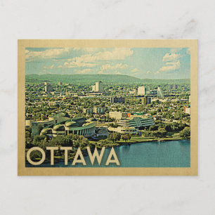 Carte postale Canada Vintage voyage