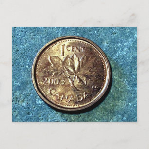 Carte postale canadienne Penny (avant) 2003
