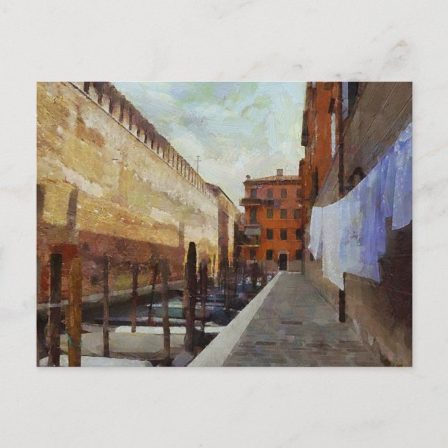 Carte Postale Canal à Venise (Devant)