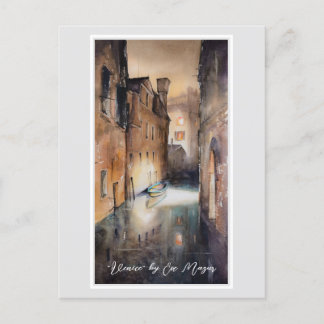 Carte Postale Canal à Venise, Italie Poster