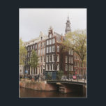 Carte Postale Canal Centre d'Amsterdam<br><div class="desc">Bonjour ! J'espère que vous aimez cette photo que j'ai prise ! N'hésitez pas à ajouter votre propre texte et à consulter mes boutiques pour plus de détails !</div>