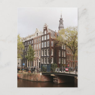 Carte Postale Canal Centre d'Amsterdam