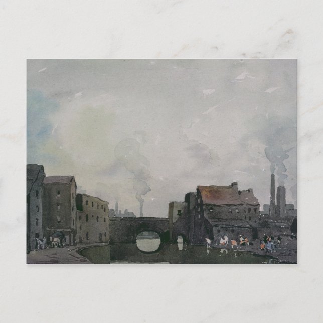 Carte Postale Canal de Birmingham (Devant)