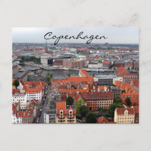 Carte Postale canal de copenhague