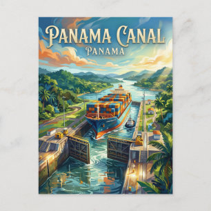 Carte Postale Canal de Panama Panama
