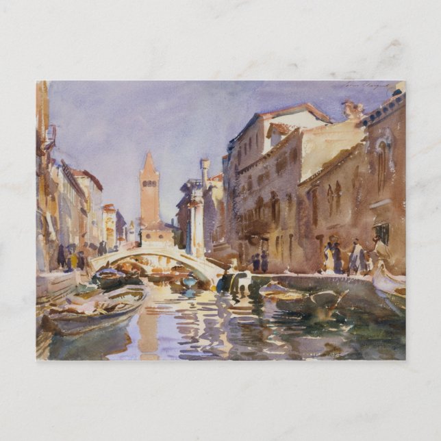 Carte Postale Canal de Venise (Devant)