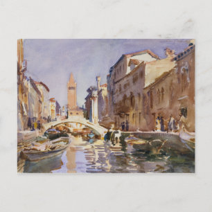 Carte Postale Canal de Venise