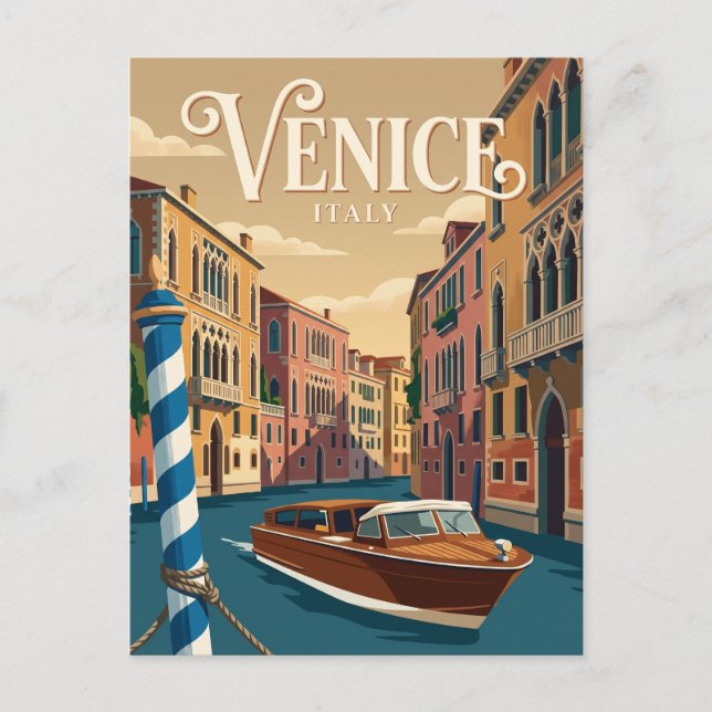 Carte Postale Canal Grande Italie (Devant)