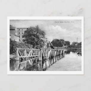 Carte Postale Canal Morris, Boonton, New Jersey Vintage