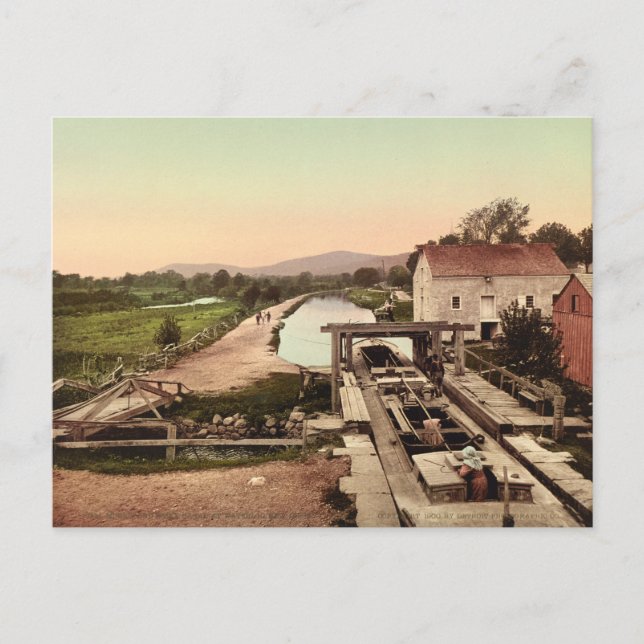 Carte Postale Canal Morris et Essex à Waterloo, New Jersey (Devant)