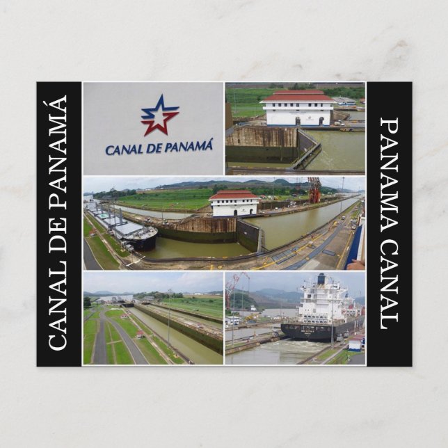 Carte Postale canal panama (Devant)