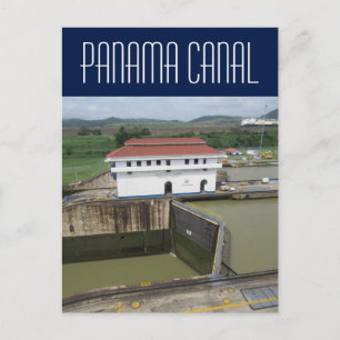 Carte Postale canal panama miraflores