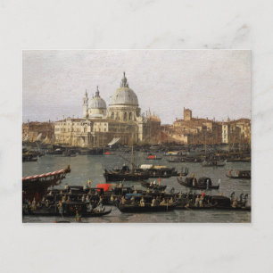 Carte Postale Canaletto Venise, le bassin San Marco