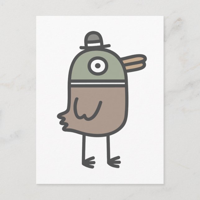 Carte Postale Canard bizarre (Devant)