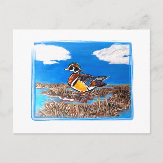 CARTE POSTALE CANARD BOISÉ (Devant)