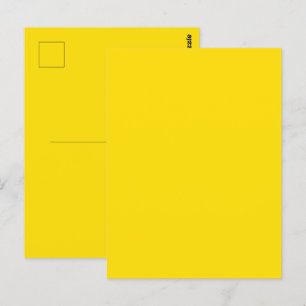 Carte Postale Canard en Caoutchouc Jouet Jaune Automne Couleur U