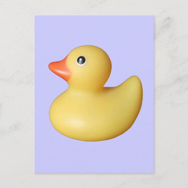 Carte Postale Canards dans une rangée (Devant)