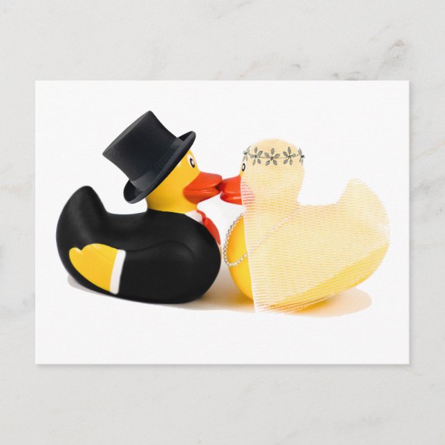Carte Postale Canards de mariage 3 (Devant)