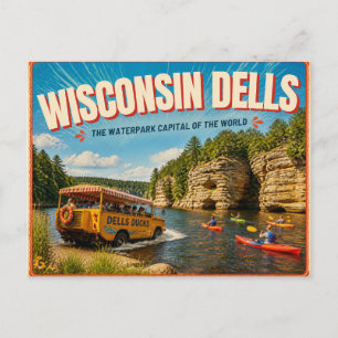 Carte Postale Canards de Wisconsin Dells Wisconsin