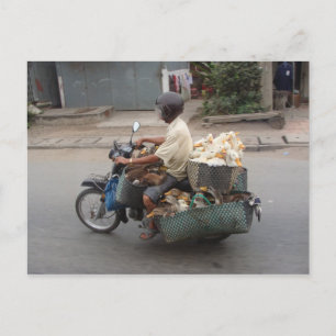 Carte Postale Canards sur moto-Vietnam