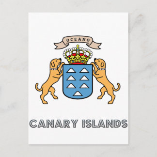 Carte Postale canarias Emblem