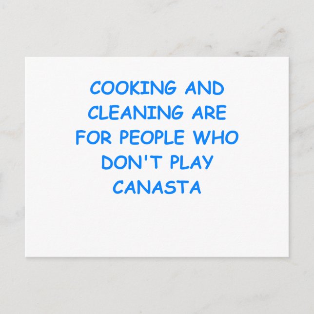 Carte Postale canasta (Devant)