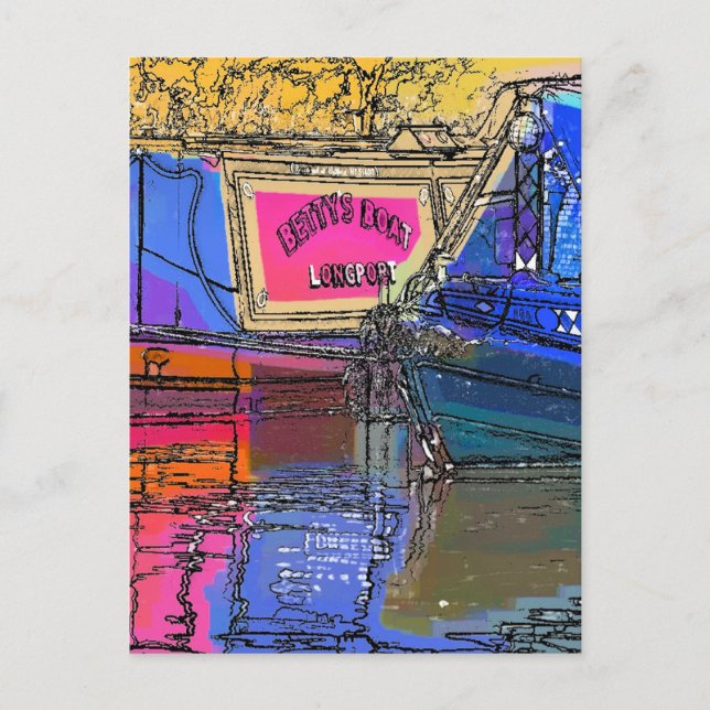 CARTE POSTALE CANAUX (Devant)