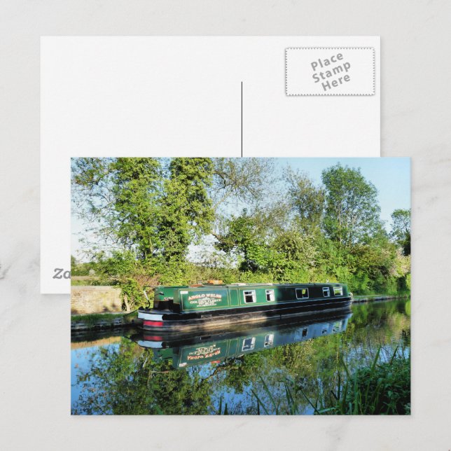 CARTE POSTALE CANAUX (Devant / Derrière)