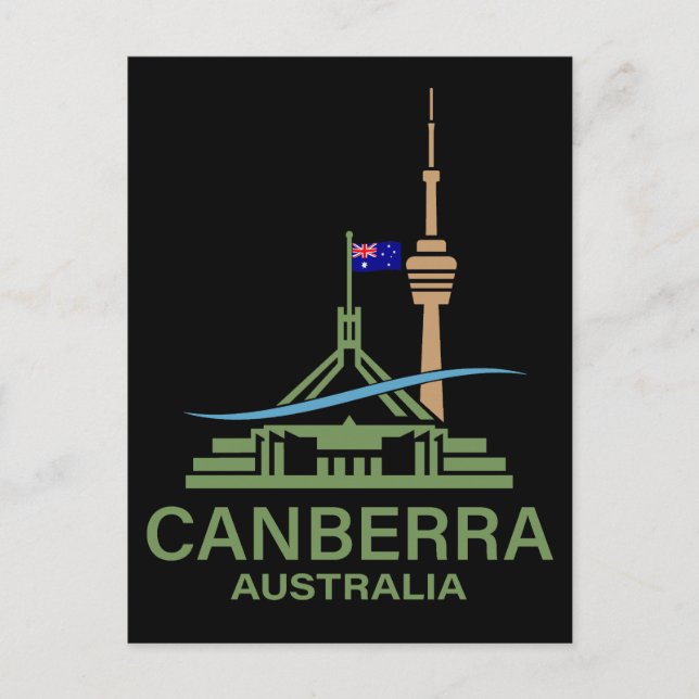 Carte Postale Canberra Australie (Devant)