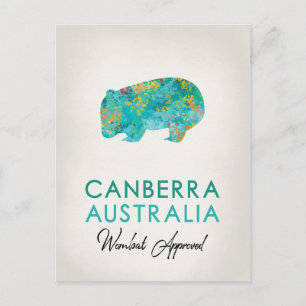 Carte Postale Canberra Australie Wombat