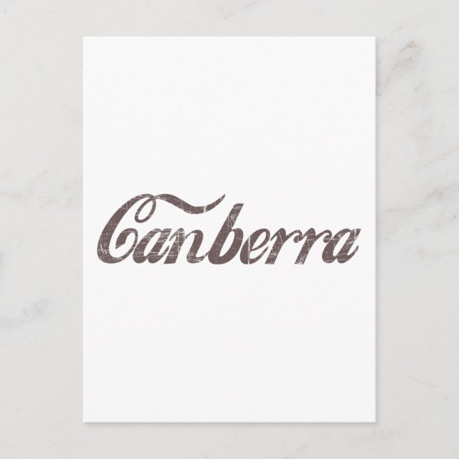 Carte Postale Canberra vintage (Devant)