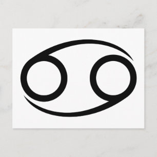 Carte Postale cancer crabe grec astrologie horoscope zodiac