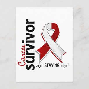 Carte Postale Cancer de la tête et du cou Survivant 19
