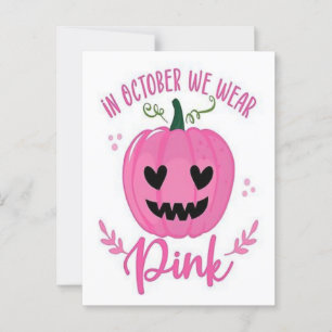 Carte Postale Cancer du sein 2025 – Ruban rose inspirant la sens