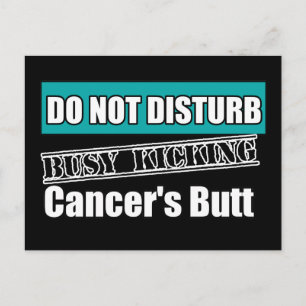 Carte Postale Cancer péritonéal Ne Dérangez Pas Le Bouton De Sau